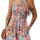⏰Hot Sale 49% Off💃Women's Summer Sleeveless Loose Casual Short Smocked Romper With Pockets