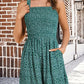 ⏰Hot Sale 49% Off💃Women's Summer Sleeveless Loose Casual Short Smocked Romper With Pockets