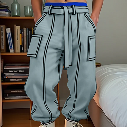 🔥Last Day Sale 50% OFF🔥Men's Contrast Stitching Trousers