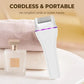 2-Speed Cordless Electric Callus Remover with 2 Replacement Heads