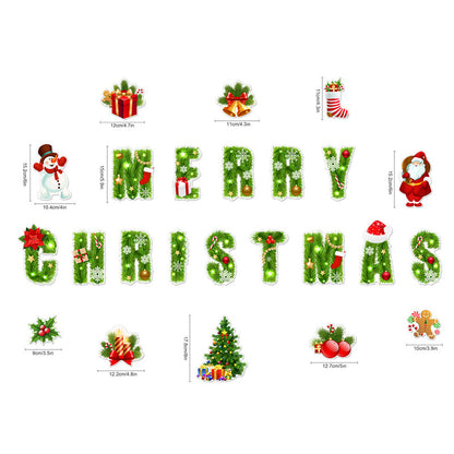 Christmas 3D Cartoon Magnetic Sticker