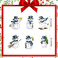 Christmas 3D Cartoon Magnetic Sticker