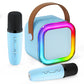 Mini Karaoke Machine for Kids with Wireless Microphones