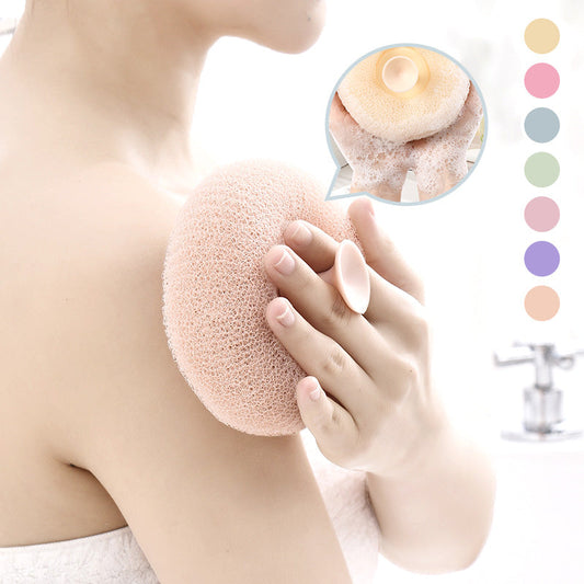 Suction Cup Super Soft Bath Sponge Cleaning Brush