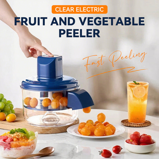 🔥🍎50% OFF NOW ! ⏳Transparent Electric Fruit & Vegetable Peeler