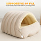 🐈Warmth Cozy Comfort  Plush Pet Cave💝