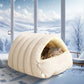 🐈Warmth Cozy Comfort  Plush Pet Cave💝