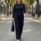 Women's Casual Long-Sleeve Top and Pants Set