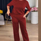 Elegant Longline Cardigan & Top & Pants 3-Piece Set
