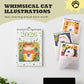 2026 Cat-Themed Vertical Wall Calendar