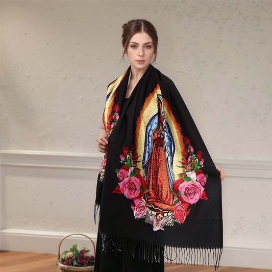 Women's Elegant Soft Fringe Scarf