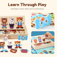 🐻Educational Wooden Animal Dress-Up Puzzle Set for Children🐇