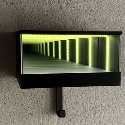 🔥49% OFF🔥-Infinity Mirror LED Garage Key Holder, Illuminated Design