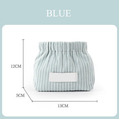Ideal Gift - Mini Corduroy Elastic Storage Bag