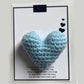❤️Cute Crocheted Heart Gift with Inspirational Card