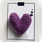 ❤️Cute Crocheted Heart Gift with Inspirational Card