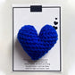 ❤️Cute Crocheted Heart Gift with Inspirational Card