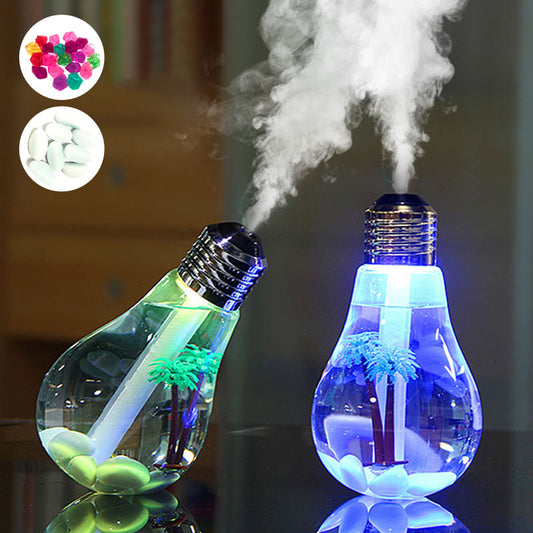 🔥LAST DAY 49 % OFF💖Rechargeable Creative Bulb Humidifier with Night Light
