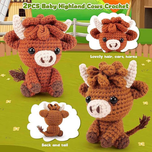 DIY Crochet Knitted Doll Kit