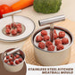 📢 LIMITED TIME 50% OFF & IN STOCK! ⏰✨ Kitchen Stainless Steel Meatball Mould – Premium 304 Stainless Steel, 6 or 12 Holes & Ergonomic Design