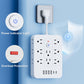 🎁 Hot Sale – 70% OFF! ⚡ 20-in-1 Power Strip with Overload Protection – 14 AC + 4 USB + 2 Type-C Ports, Wall-Mountable & Space-Saving! 🔌💻