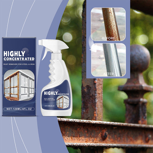 🧴 Multi-Purpose Metal Rust Remover Spray – Multi-Purpose, Fast & Easy, No More Orange Rust! 🚫🦠✨