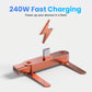 🏆 Bestseller Alert 🔥Fast Charging Adapter with 360° Foldable Phone Stand – 2-in-1 USB Charger