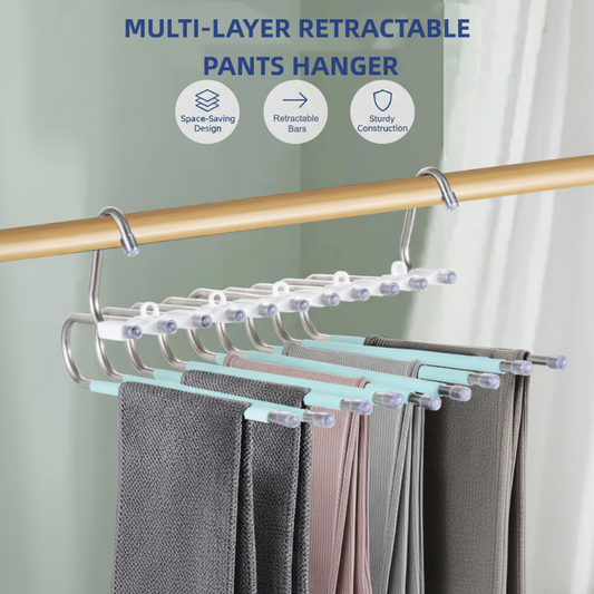 5-in-1 Space-Saving Pants Hanger