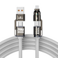 🔌🔌🔌50% OFF NOW! High‑Power 4‑in‑1 Fast Charging Cable, 240W PD Multi‑Interface Charging Cord, USB‑A/USB‑C to Type‑C/Lightning, Universal Fast Charge Cable for Phones & Laptops
