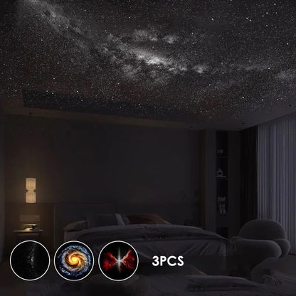 🌌 64% OFF NOW! 🔥 2-in-1 Starry Sky Projector & Night Light – Rotating, remote-controlled & perfect for bedroom ambiance ✨