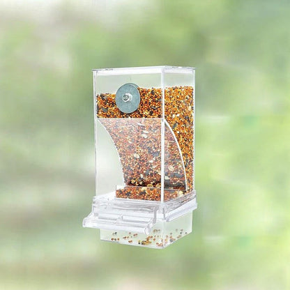 🐧 No Mess Bird Feeder – Self-Feeding, Large Capacity, Hanging or Pole Mount, Easy Refill 🔄🪶