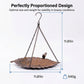 Leaf-Shaped Hanging Bird Feeder