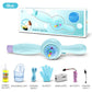 🔥Hot Sale🔥2026 New Fog Bubble Machine,Rechargeable Automatic Electric Smoke Bubble Machine, Magic Smoke Bubble Maker,🫧🫧Colorful Lights & Music, Bubble Fog Game for Parties, Beaches, Summer (Blue)