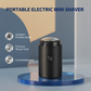 🔥Hot Sale🔥2026 Mini Portable Electric Shaver for Man Women,Type-C Rechargeable Waterproof Electric Razor,Pocket Single Trimmer for face Hair for car, Travel, Office,Home use,Business Trip (Black),Gifts for Men Women