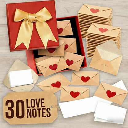 🔥Hot Sale🔥Valentine’s DIY Mini Card & Sticker Kit,Valentine's Day Card and Little Love Notes