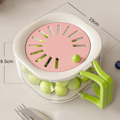 🚰🥦 2-in-1 Veg Washing Bowl & Strainer – Berry/Lettuce Keeper, Fridge Ready. Hygienic & Eco ✨🧊