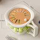🚰🥦 2-in-1 Veg Washing Bowl & Strainer – Berry/Lettuce Keeper, Fridge Ready. Hygienic & Eco ✨🧊