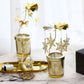 ✨ Modern Girl Style Candlestick – Wrought Iron & Glass, Minimalist American Design for Romantic Candlelight Dinner 🕯️🍷