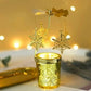 ✨ Modern Girl Style Candlestick – Wrought Iron & Glass, Minimalist American Design for Romantic Candlelight Dinner 🕯️🍷