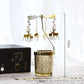 ✨ Modern Girl Style Candlestick – Wrought Iron & Glass, Minimalist American Design for Romantic Candlelight Dinner 🕯️🍷