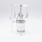 ✨ Modern Girl Style Candlestick – Wrought Iron & Glass, Minimalist American Design for Romantic Candlelight Dinner 🕯️🍷