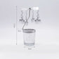 ✨ Modern Girl Style Candlestick – Wrought Iron & Glass, Minimalist American Design for Romantic Candlelight Dinner 🕯️🍷