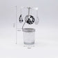 ✨ Modern Girl Style Candlestick – Wrought Iron & Glass, Minimalist American Design for Romantic Candlelight Dinner 🕯️🍷