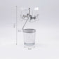 ✨ Modern Girl Style Candlestick – Wrought Iron & Glass, Minimalist American Design for Romantic Candlelight Dinner 🕯️🍷