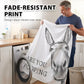 ⏰ Super Limited Time ￡6.9! !🐴 Funny Donkey Shower Curtain with Hooks – Waterproof & Fun 😂🚿