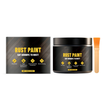 🎨 Water-Based Metallic Paint – Rust Converter & Primer in One, Eco-Friendly, Covers Rust Instantly 🛡️✨