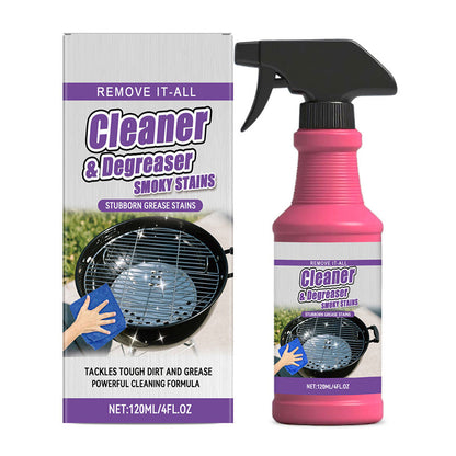 🔥 Fast-Acting Grill Degreaser Spray – Heavy-Duty, Cuts Grease Instantly, BBQ Cleanup Made Easy 💪🍖