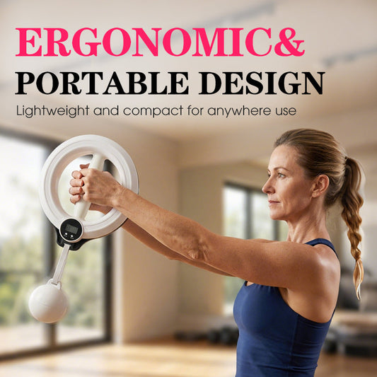 💪 360° Hand Crank Arm Trainer – Smart Counter, Adjustable Resistance, Build Forearm & Grip Strength 🔄✅