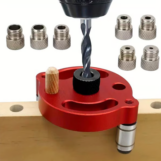 🔨  Self-Centering Dowel Jig Kit – Precision Drilling, Perfect Wood Joints Every Time ✅