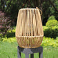 🔥🎁New: 50% OFF🔥🏮 Hand-woven bamboo lantern with solar panel | Patio, garden & camping ✨
